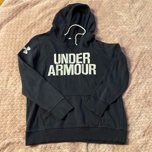 Black Under armour vneck hoodie